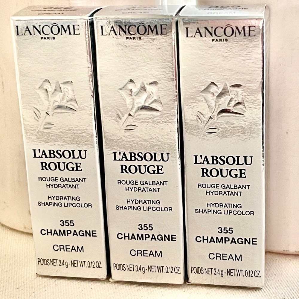 Lancôme L’Absolue Rouge Hydrating Lipcolor 355 — Champagne Cream